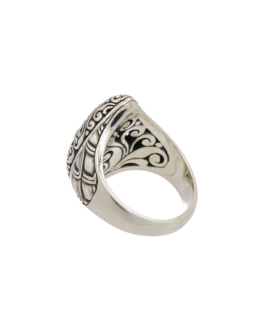 Shop Phillip Gavriel Dnu Discontinued  18k & Silver White Sapphire Ring In Nocolor