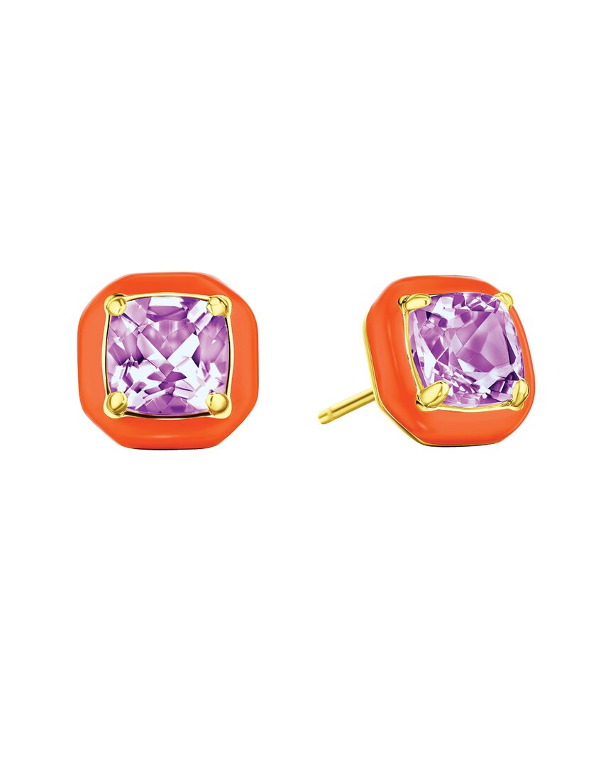HOUSE OF FROSTED HOUSE OF FROSTED SILVER 2.50 CT. TW. AMETHYST STUDS