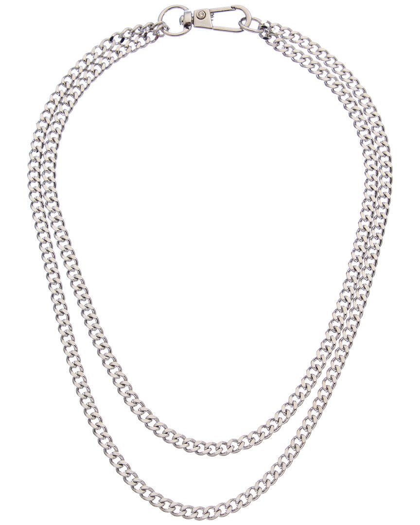 Juvell 18k Plated Cz Link Necklace