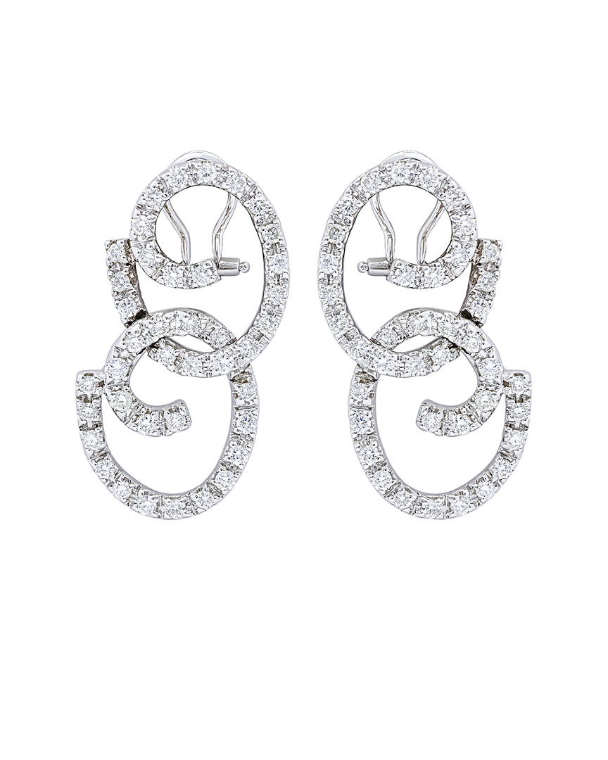 Diana M. Fine Jewelry 18k 3.50 Ct. Tw. Diamond Earrings