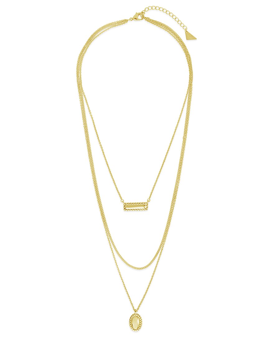 Sterling Forever 14k Plated Hartley Layered Necklace