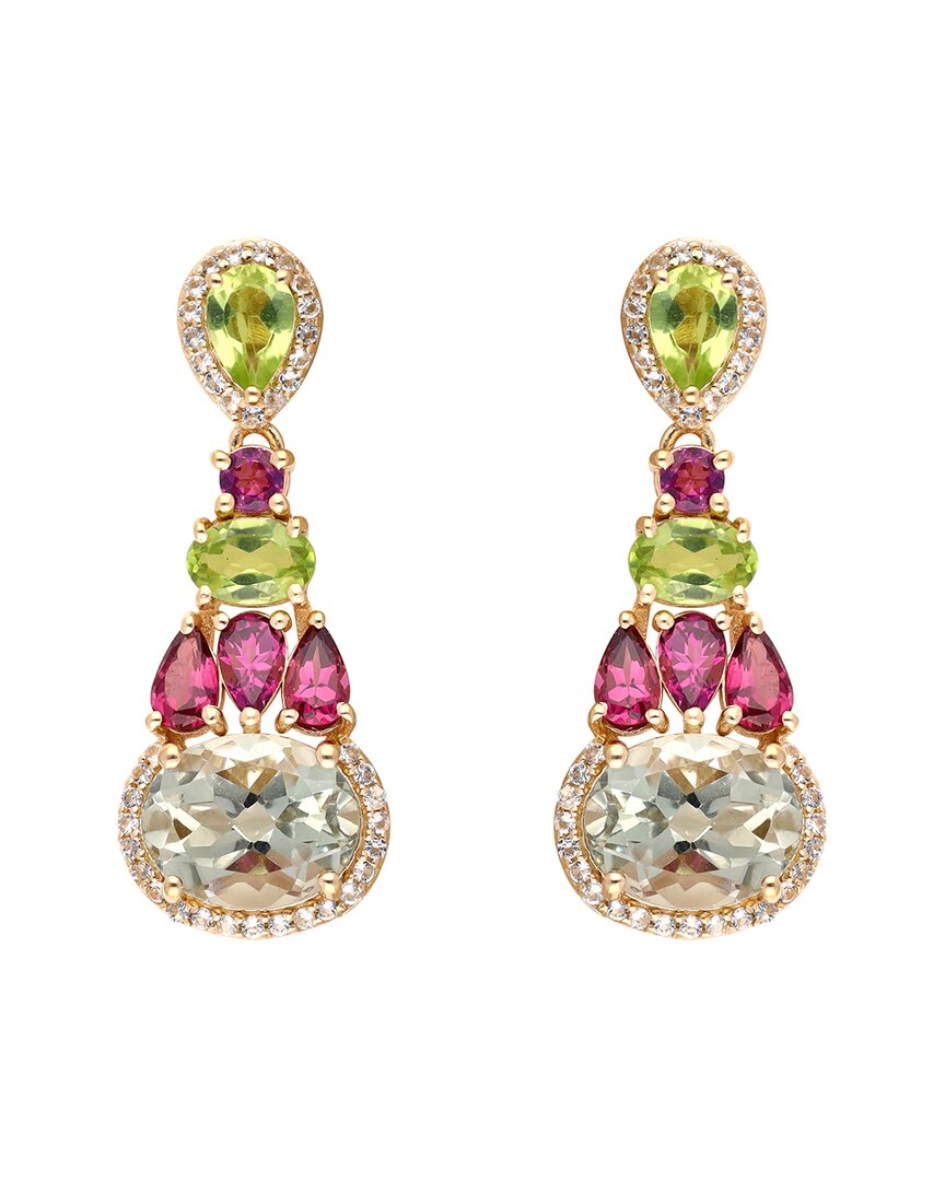 Tiramisu Vermeil 8.56 Ct. Tw. Gemstone Earrings