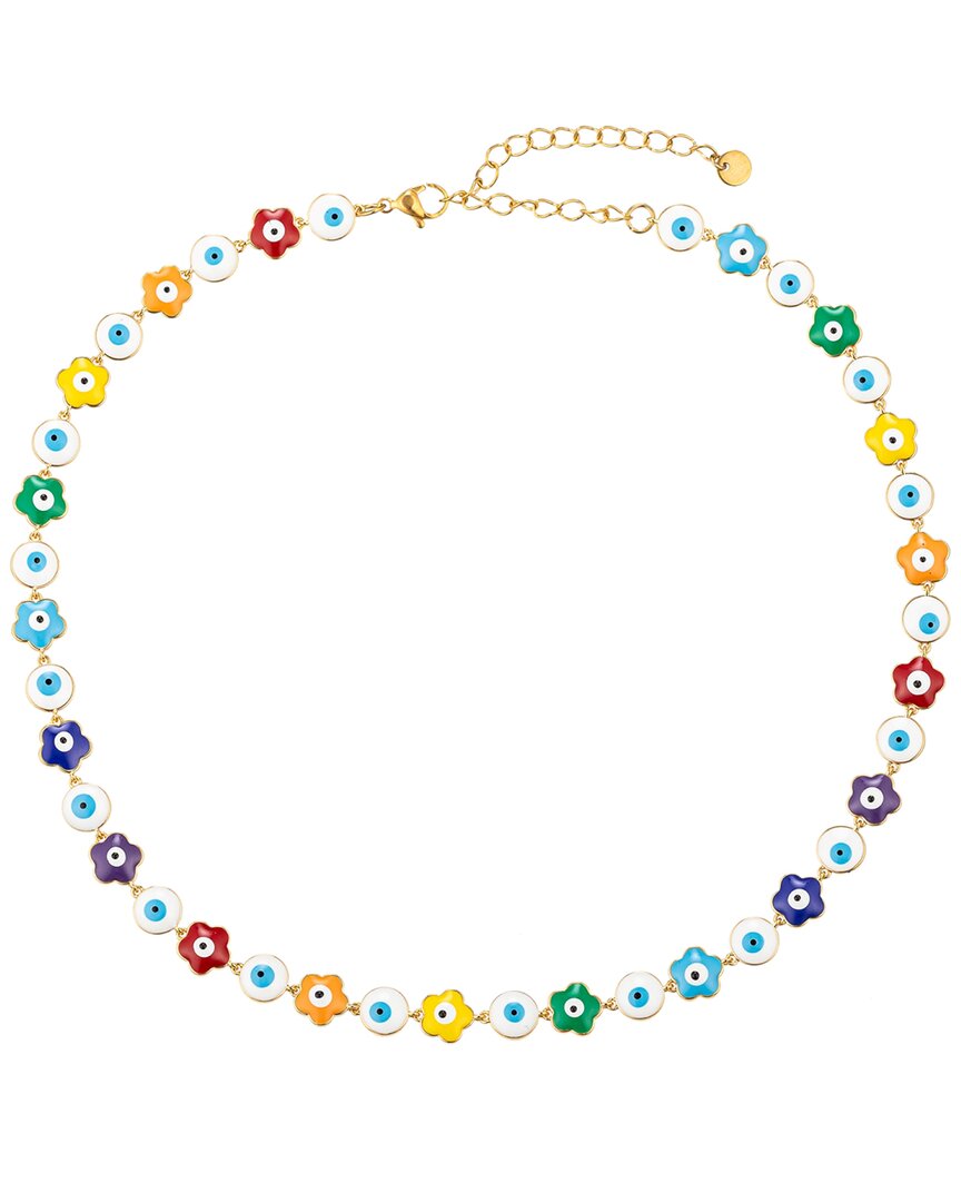 Eye Candy La The Luxe Collection Flower Eye Necklace