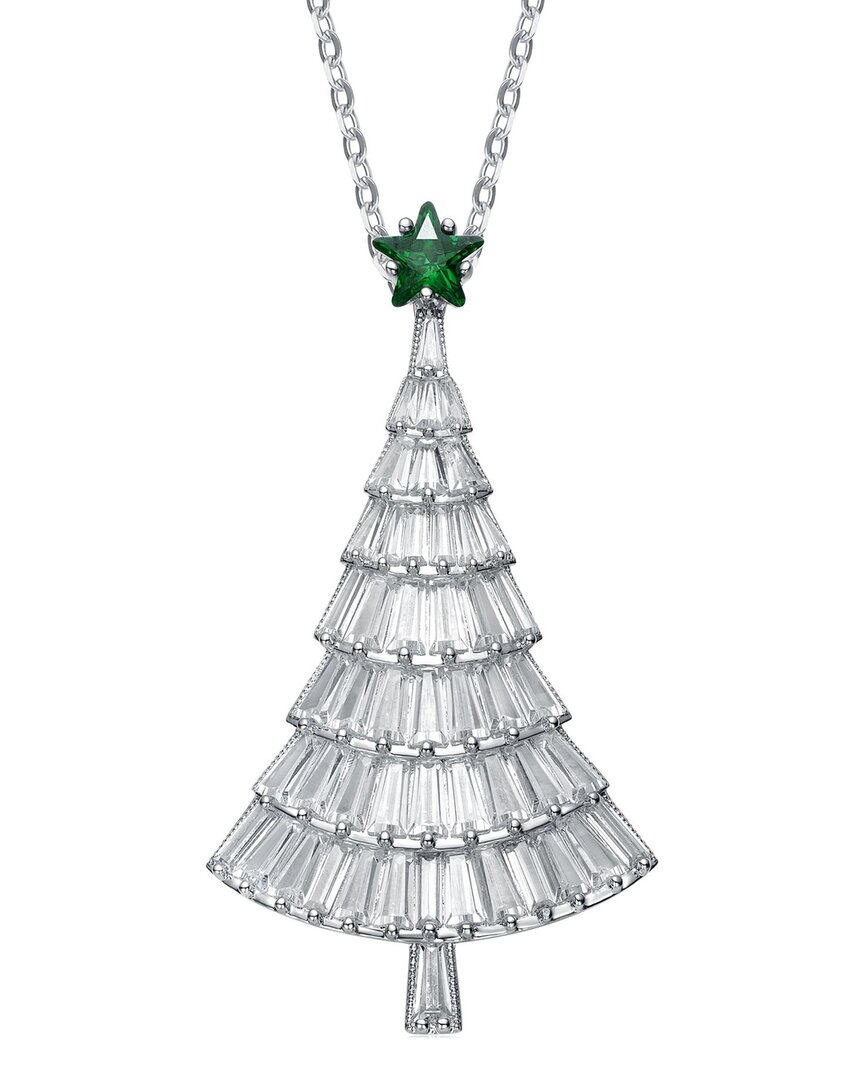 Shop Genevive Plated Christmas Tree Brooch
