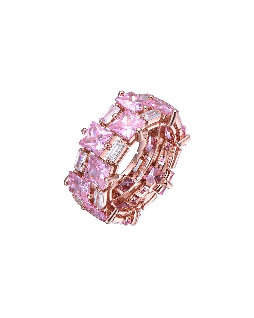 Genevive 18k Rose Gold Plated Ring