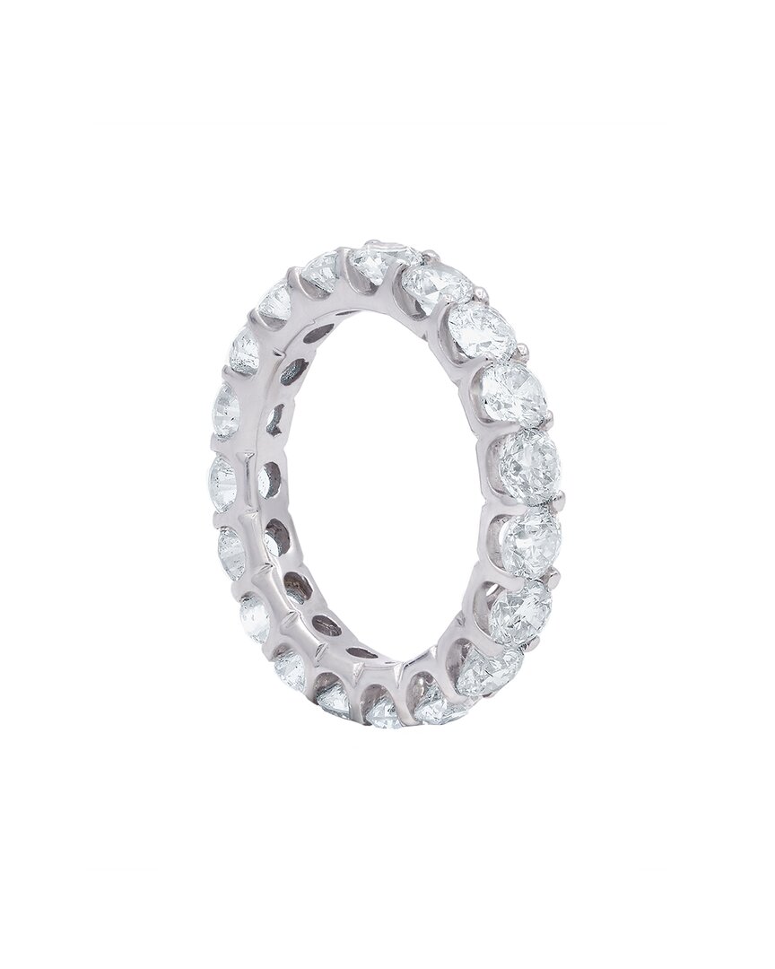 Shop Diana M. Fine Jewelry 18k 3.00 Ct. Tw. Diamond Eternity Ring In Gold