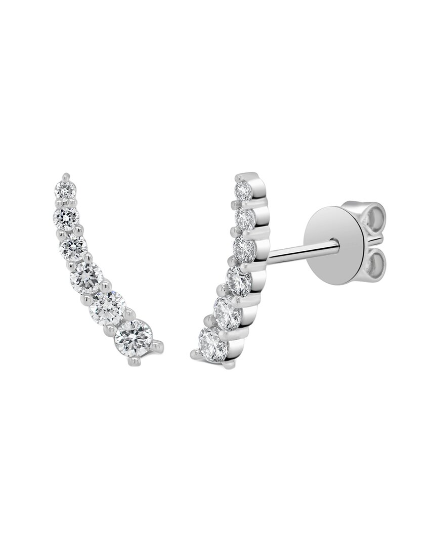 Sabrina Designs 14k 0.28 Ct. Tw. Diamond Climber Earrings