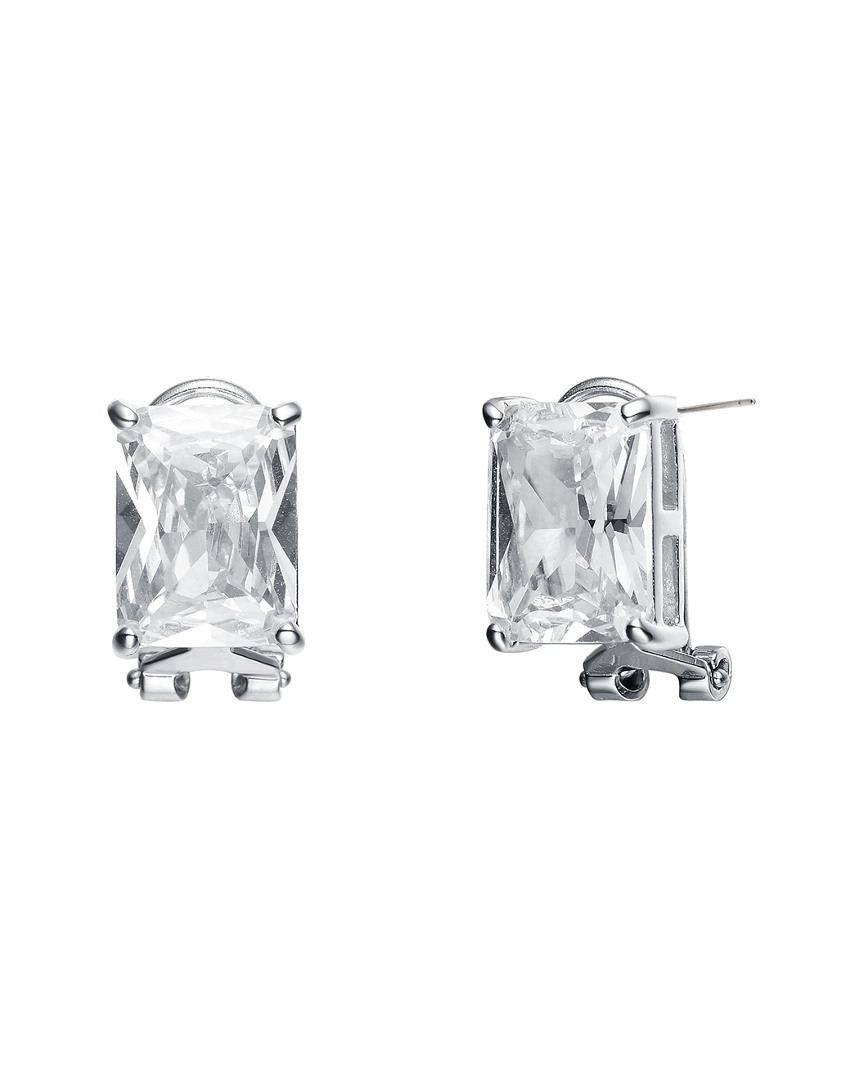 Genevive Silver Cz Studs