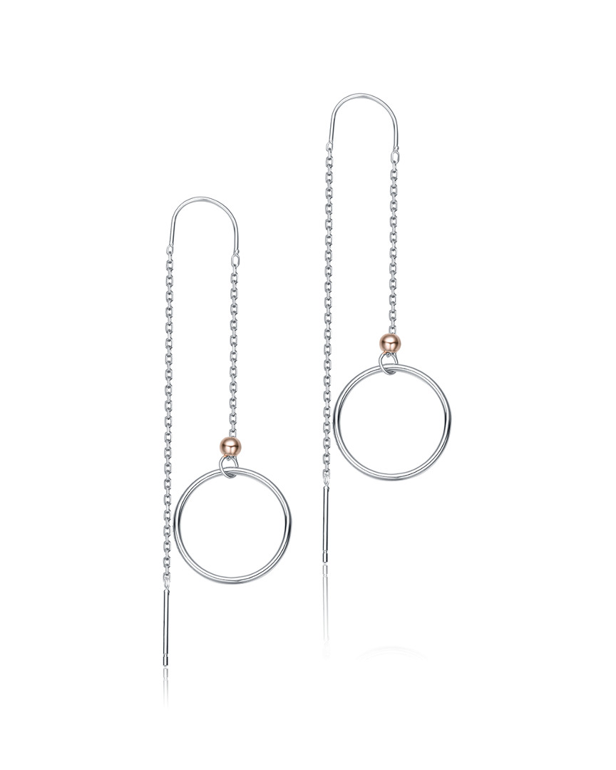 Genevive 18k Rose Gold Vermeil Earrings
