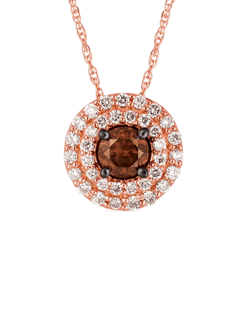 Le Vian 14k Rose Gold 0.51 Ct. Tw. Diamond Pendant Necklace