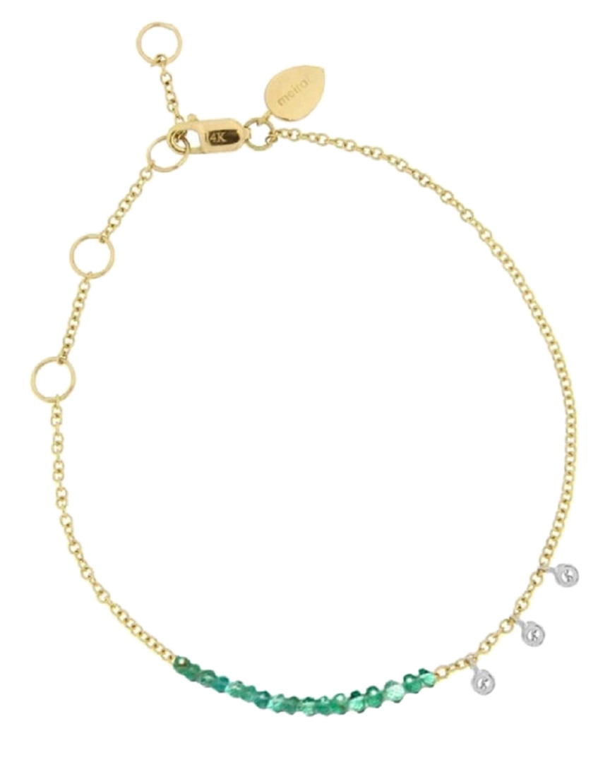 Meira T 14k 0.03 Ct. Tw. Diamond Bracelet