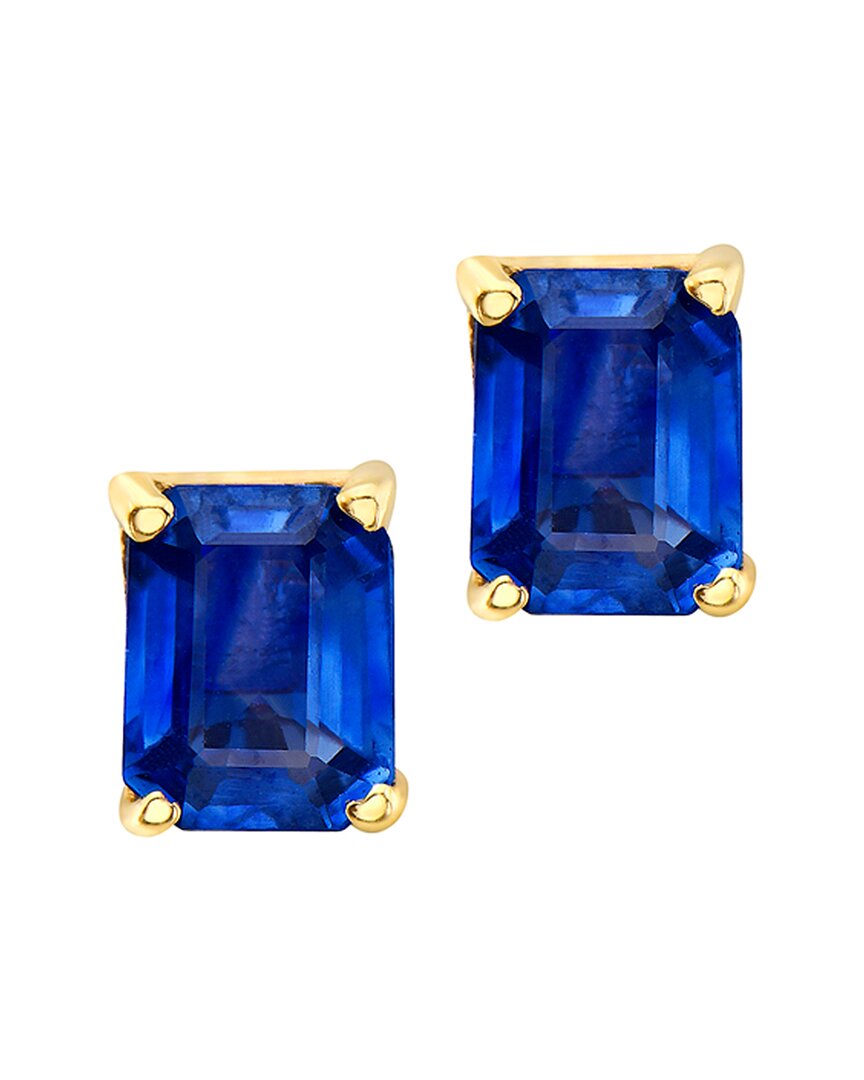 Gemstones 14k 1.00 Ct. Tw. Sapphire Studs