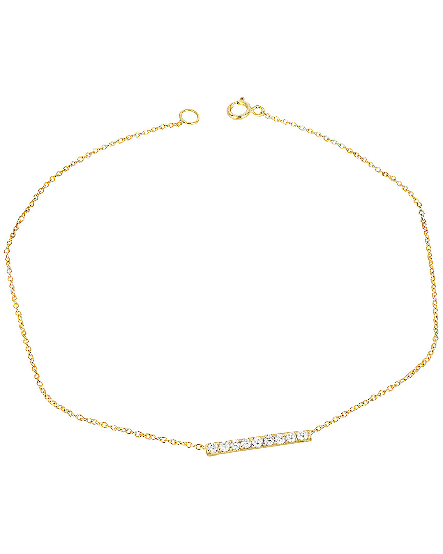 Ariana Rabbani 14k Diamond Bar Bracelet