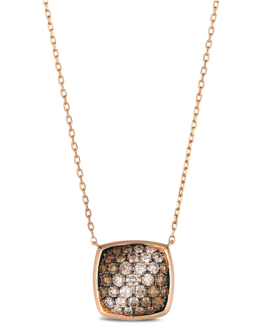 Le Vian 14k Strawberry Gold 1.05 Ct. Tw. Diamond Adjustable Bracelet In Gold