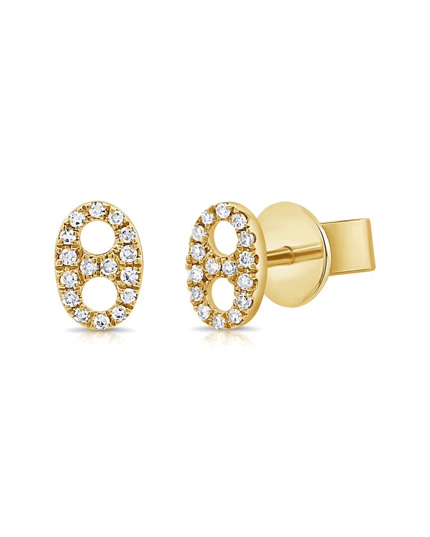 Sabrina Designs 14k 0.09 Ct. Tw. Diamond Studs In Gold