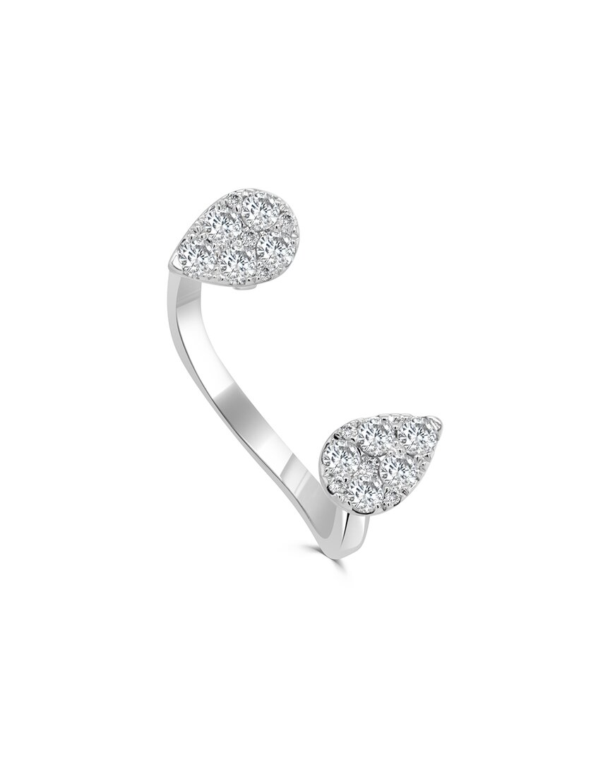 Sabrina Designs 14k 0.36 Ct. Tw. Diamond Open Ring In Metallic