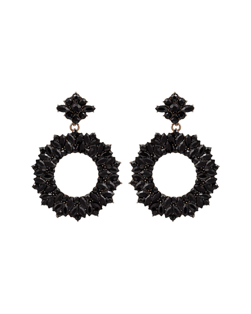 Eye Candy La Luxe Collection Crystal Riley Loop Earrings