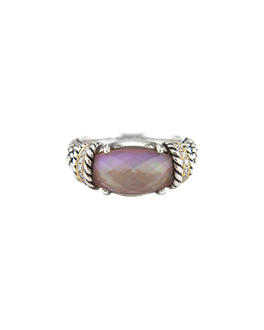 Andrea Candela Ibiza 18k & Silver 0.13 Ct. Tw. Diamond Ring
