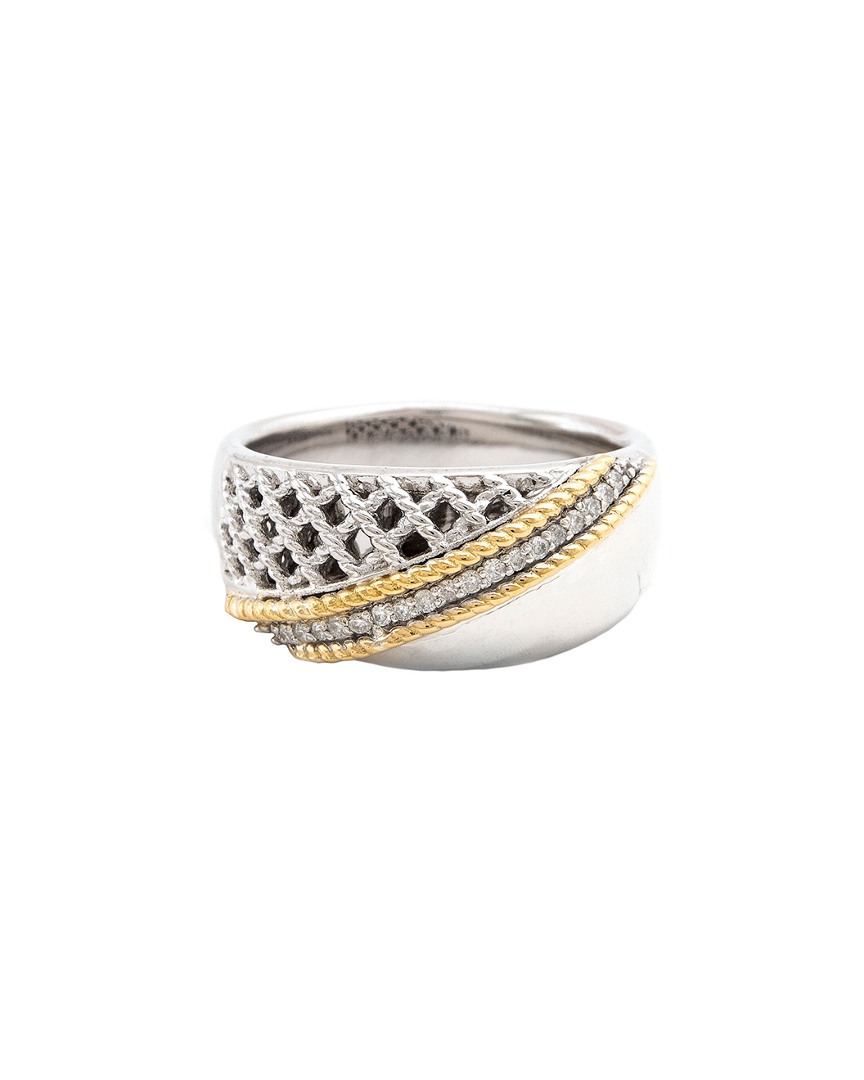 Andrea Candela Rioja 18k & Silver 0.10 Ct. Tw. Diamond Ring