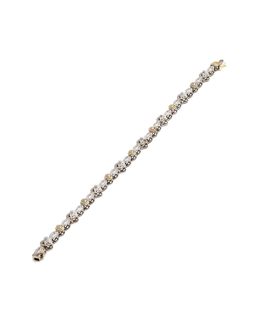 Andrea Candela Tesoro 18k & Silver 0.09 Ct. Tw. Diamond Bracelet