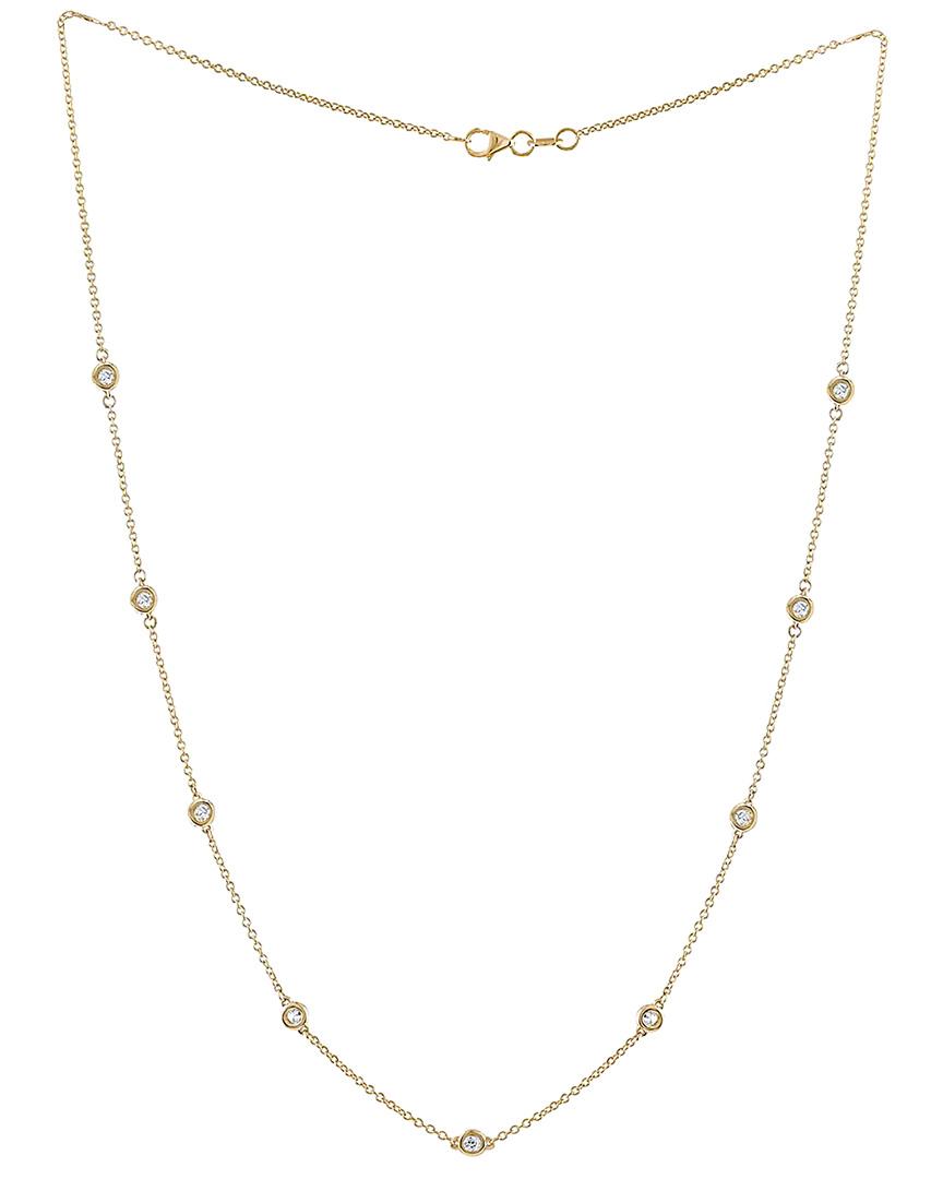 Shop Diana M. Fine Jewelry 14k 1.00 Ct. Tw. Diamond Necklace