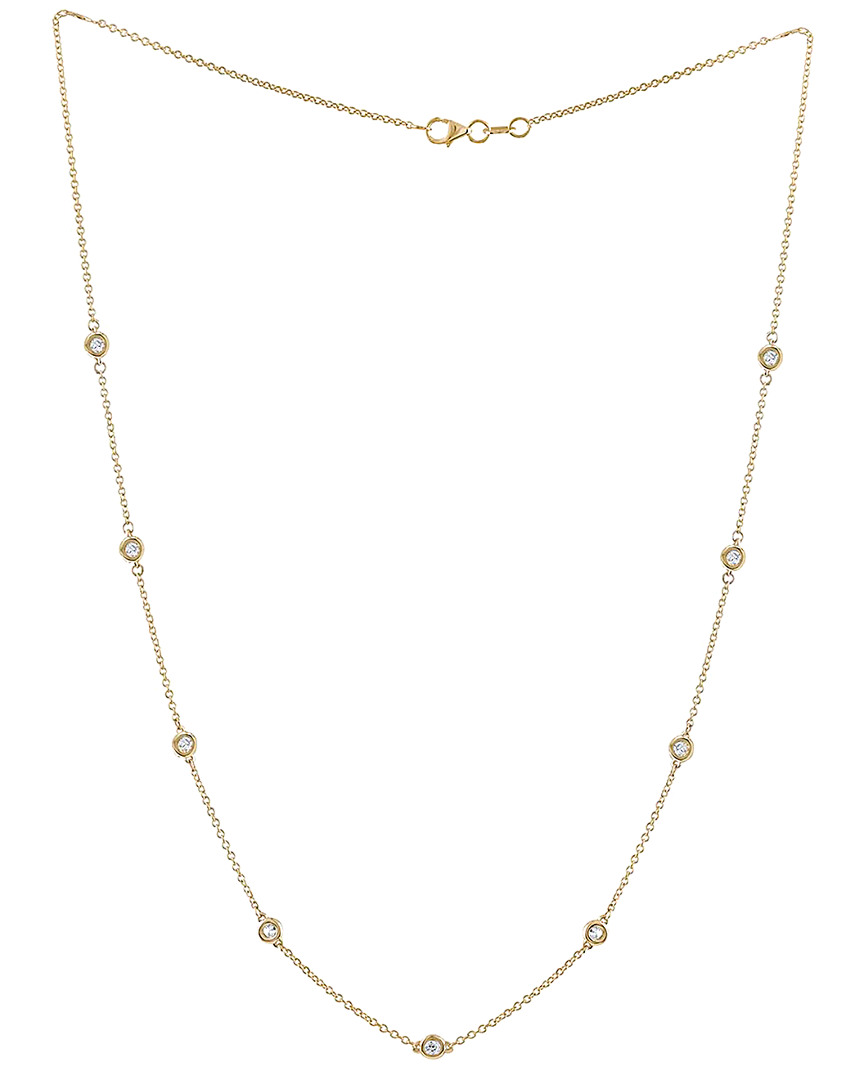 Diana M. Fine Jewelry 14k 1.00 Ct. Tw. Diamond Necklace
