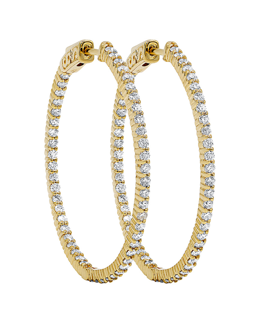Diana M. Fine Jewelry 14K 1.85 ct. tw. Diamond Hoops