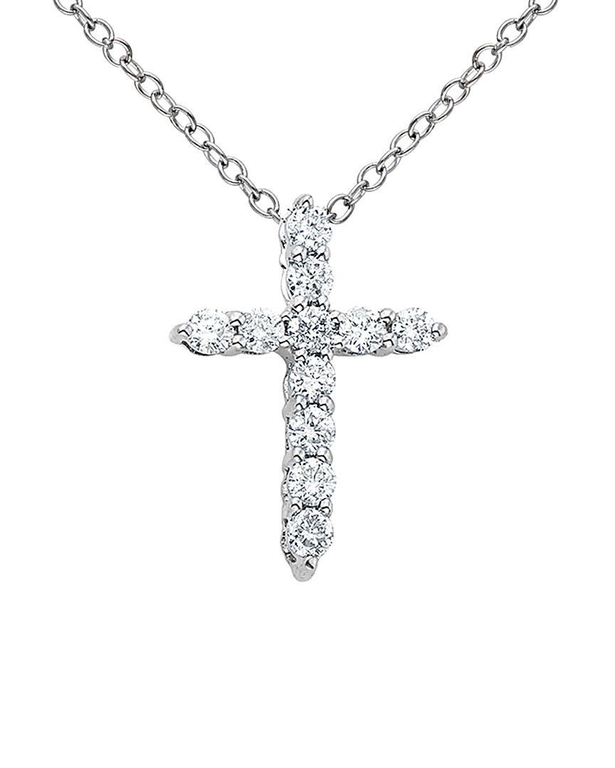 Diana M. Fine Jewelry 18k 2.20 Ct. Tw. Diamond Cross Necklace