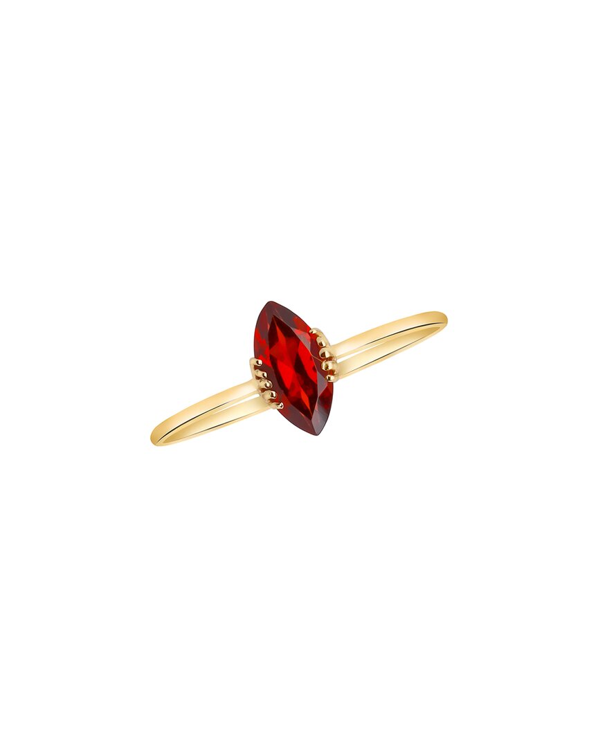 Shop Tiramisu 14k Red Garnet Ring