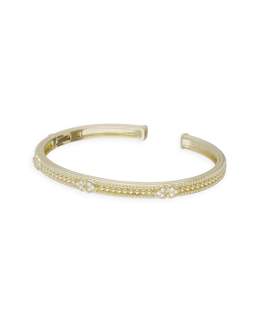Judith Ripka 14k 0.16 Ct. Tw. Diamond Cuff Bracelet In Multi