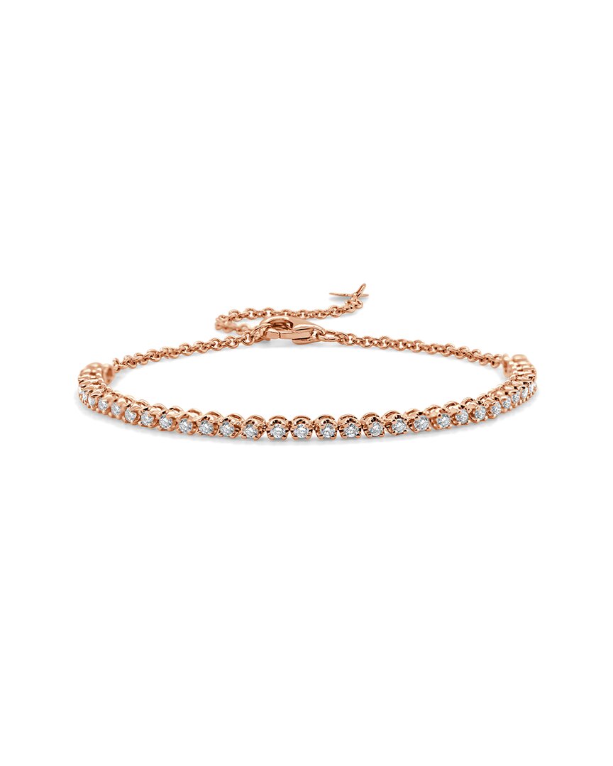 Sabrina Designs 14k Rose Gold 0.53 Ct. Tw. Diamond Bolo Bracelet