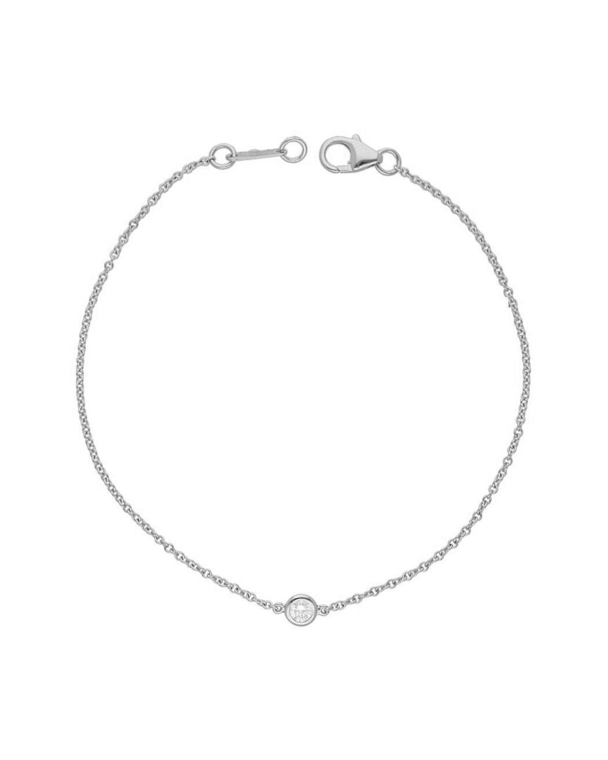 Shop Diana M. Fine Jewelry 14k 0.25 Ct. Tw. Diamond Bracelet