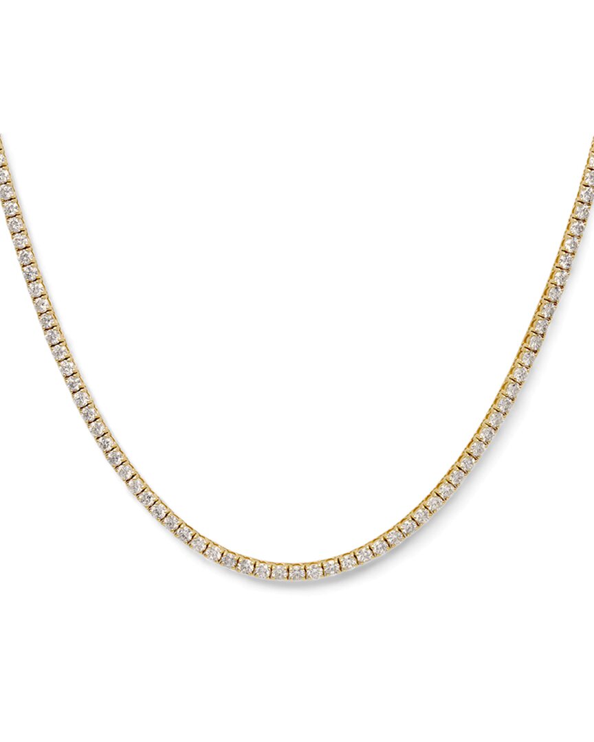 Shop Diana M. Fine Jewelry 14k 11.75 Ct. Tw. Diamond Tennis Necklace