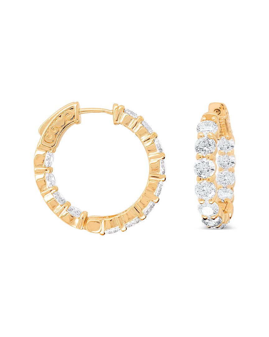 Shop Diana M. Fine Jewelry 14k 1.50 Ct. Tw. Diamond Hoops
