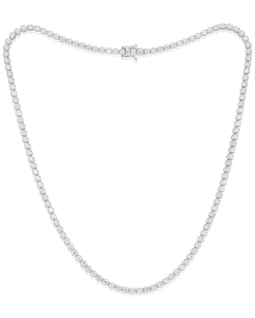 Diana M. Fine Jewelry 14k 4.00 Ct. Tw. Diamond Tennis Necklace