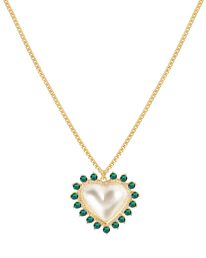 Gabi Rielle Sweet Pearl Heart Necklace