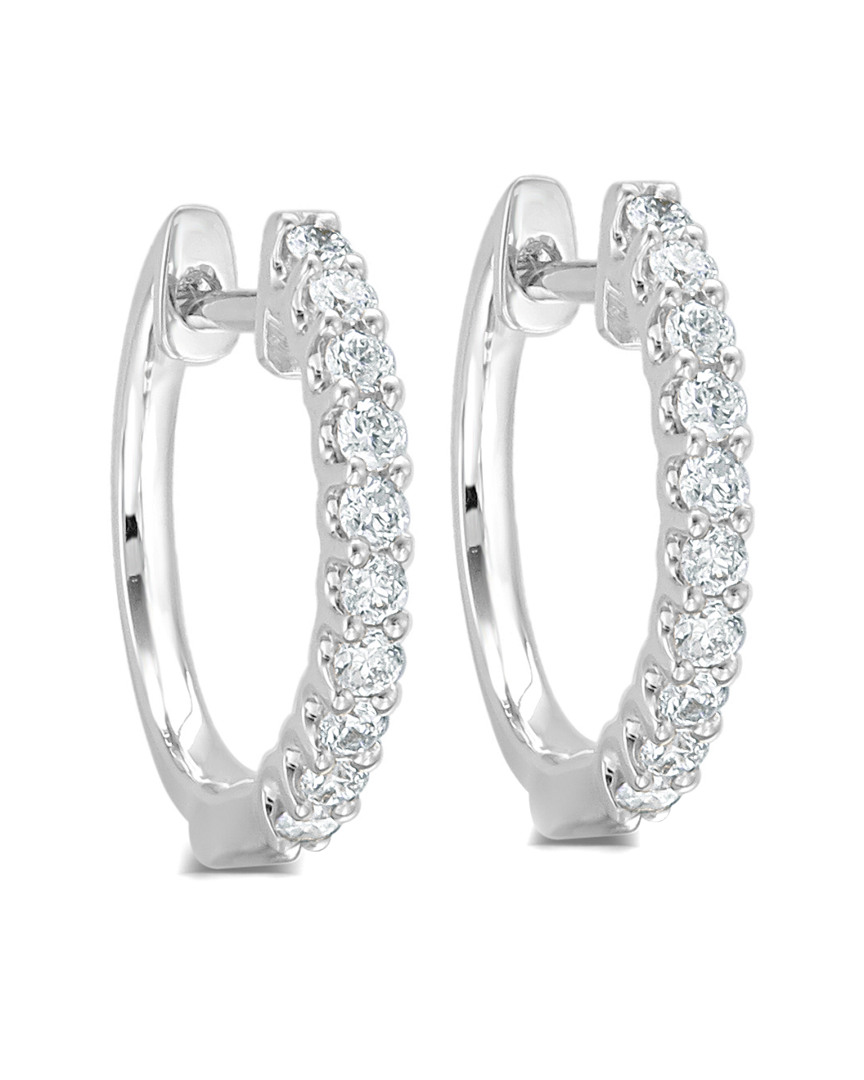 Sabrina Designs 18k 0.30 Ct. Tw. Diamond Hoops