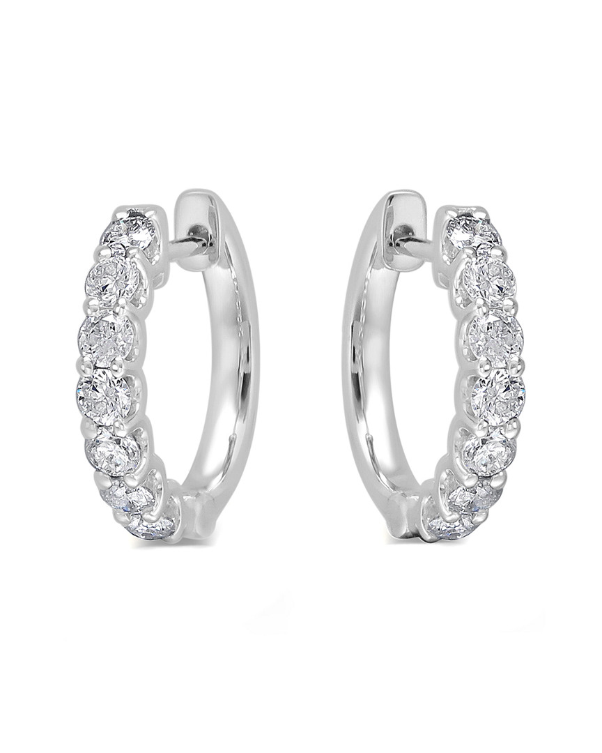 Sabrina Designs 18k 0.82 Ct. Tw. Diamond Hoops