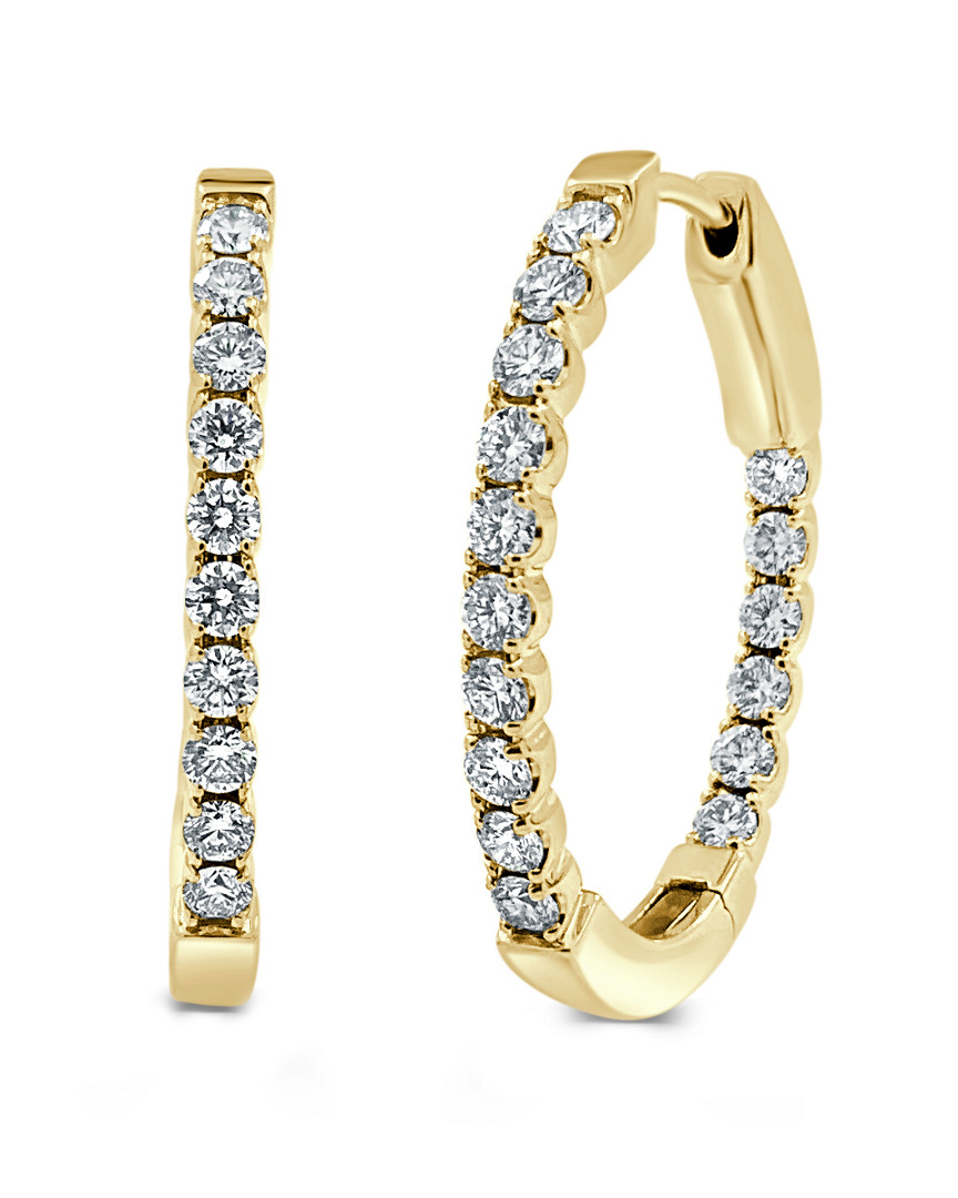 Sabrina Designs 14k 1.05 Ct. Tw. Diamond Inside Out Hoops