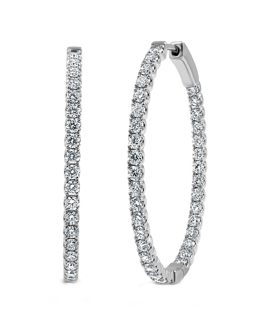 Sabrina Designs 14k 2.28 Ct. Tw. Diamond Inside Out Flexible Hoops