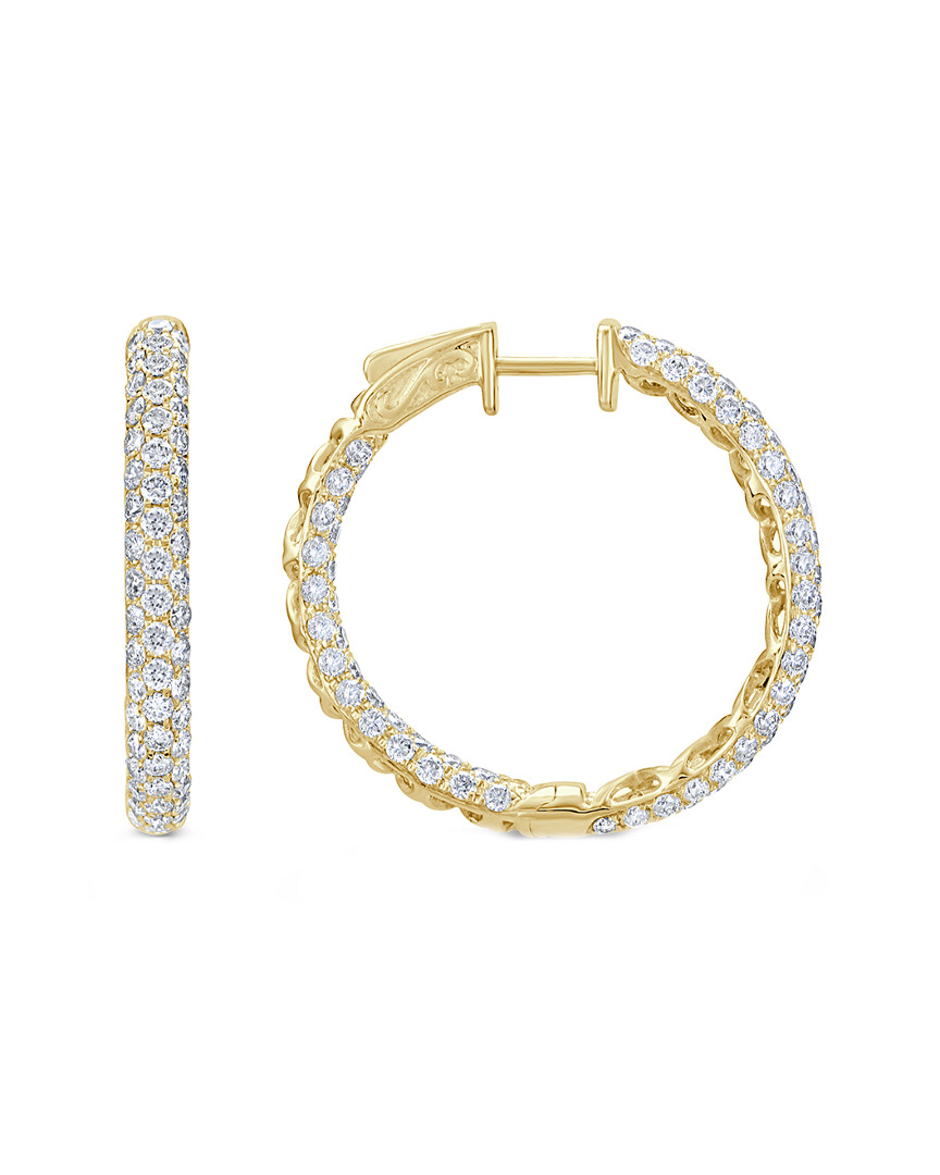 Sabrina Designs 18k 3.02 Ct. Tw. Diamond Hoops