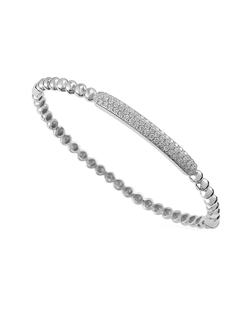 Sabrina Designs 14k 0.75 Ct. Tw. Diamond Bangle Bracelet In Gray