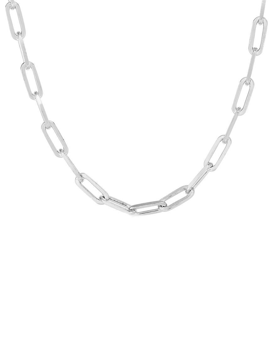 Sphera Milano Plated Paperclip Chain Necklace