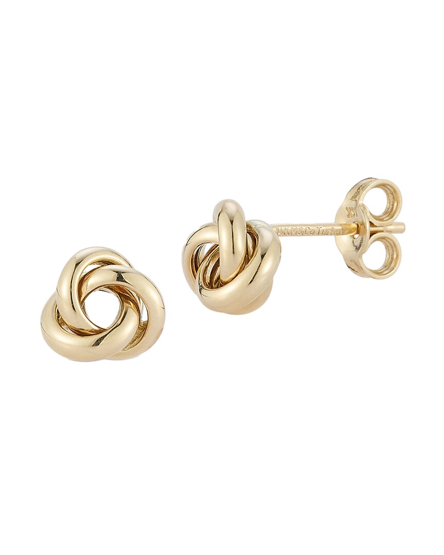 Ember Fine Jewelry 14k Dainty Love Knot Studs