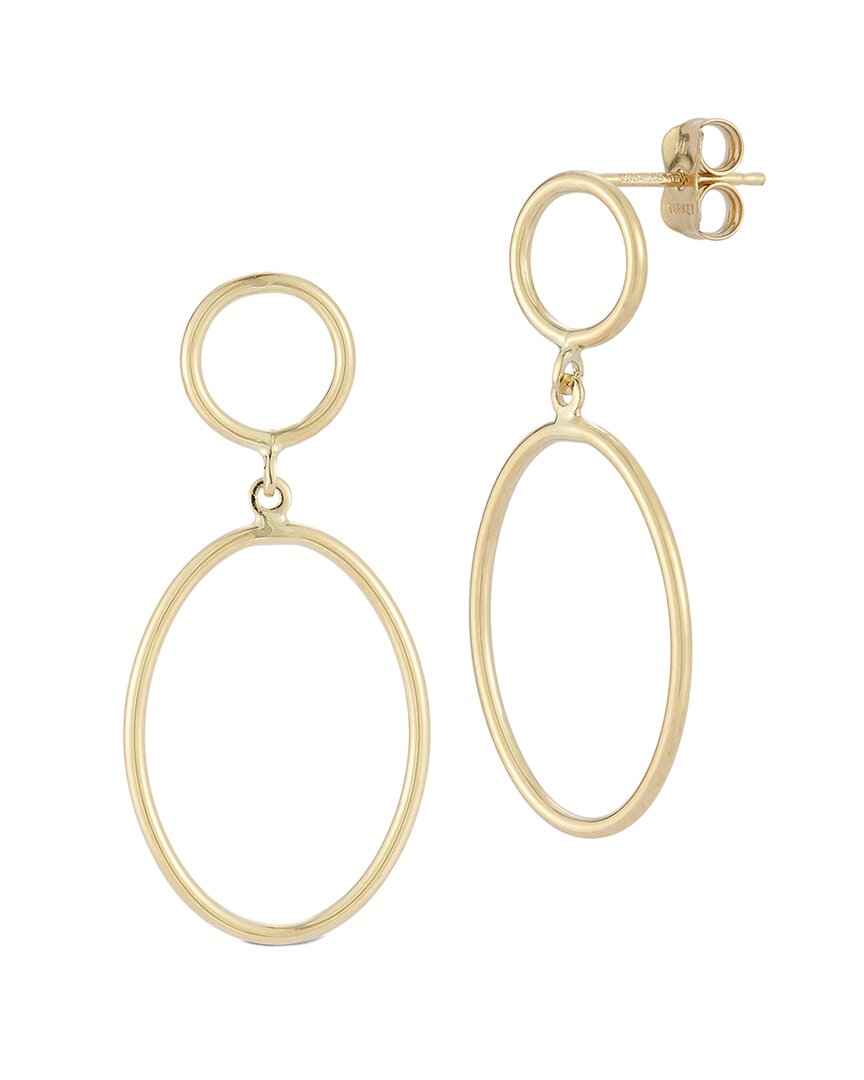 Ember Fine Jewelry 14k Oval Drop Earrings