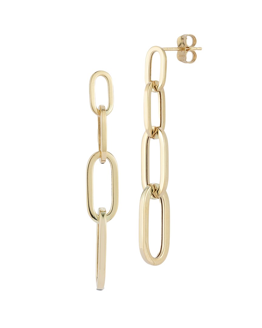Ember Fine Jewelry 14K Graduated Link Drop Earrings