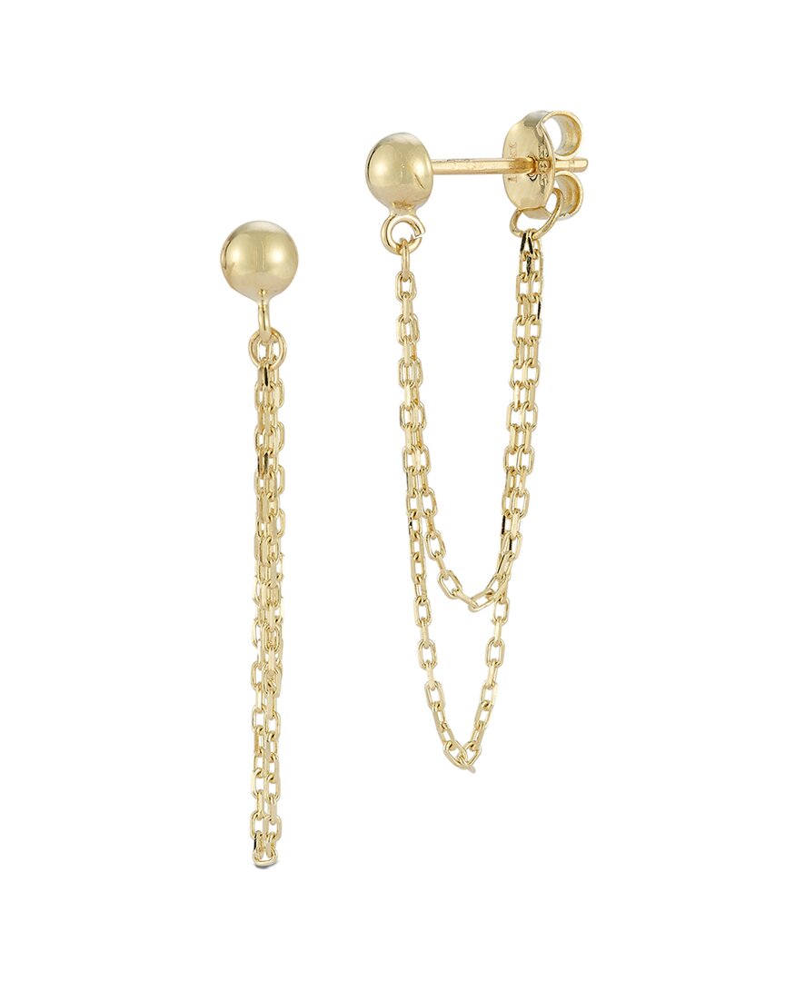 Ember Fine Jewelry 14k Double Chain Drop Earrings
