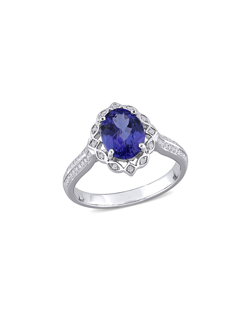 Diamond Select Cuts 14k 1.96 Ct. Tw. Diamond & Tanzanite Ring