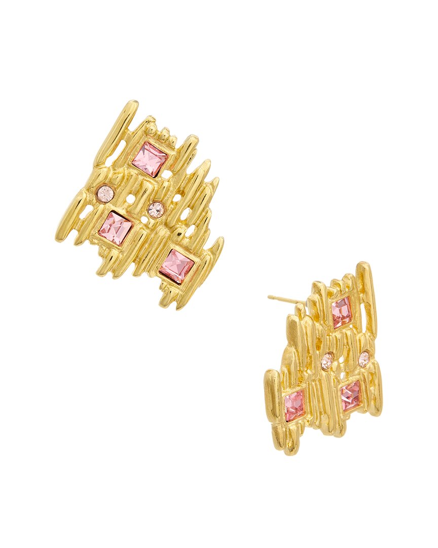 Oscar De La Renta Scramble Fine Line Earrings