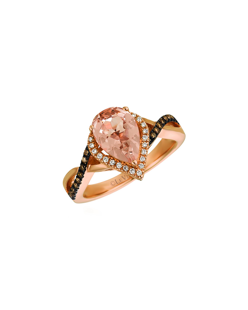 Le Vian 14k Rose Gold 1.59 Ct. Tw. Diamond & Morganite Ring